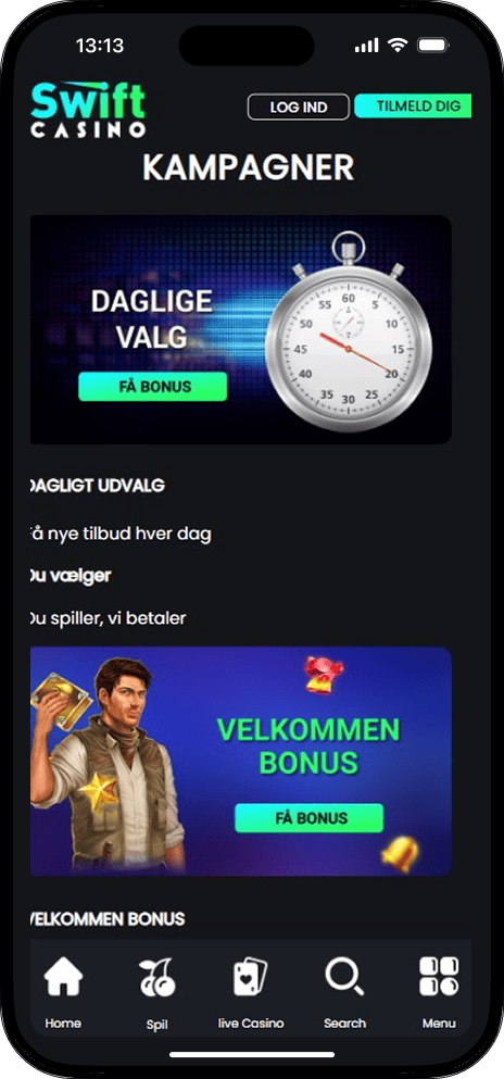 Swift Casino Kampagner